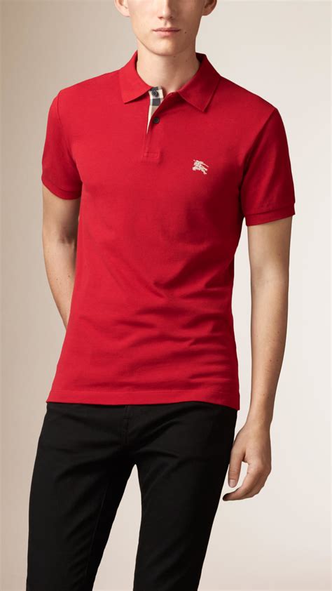 burberry polo shirts for men